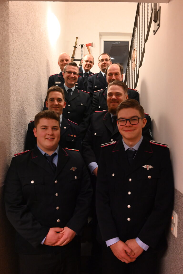 Die Geehrten und Beförderten der JHV 2026